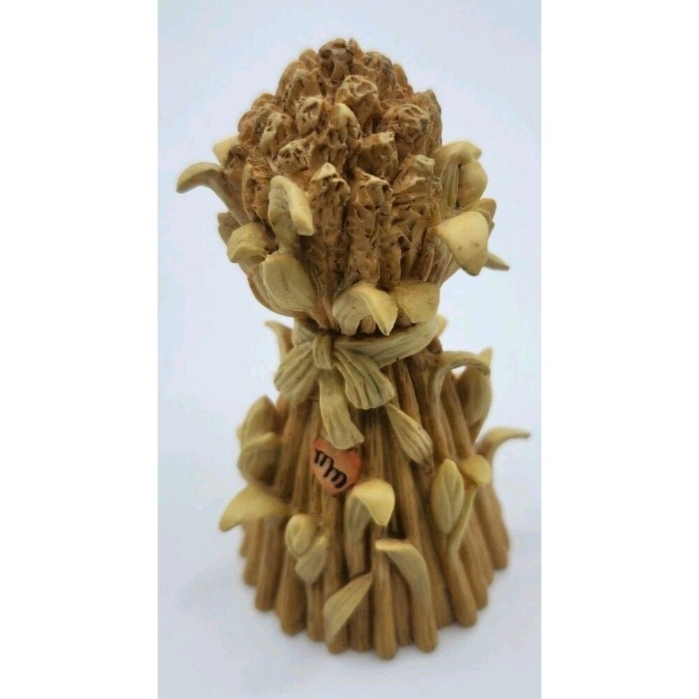 Vintage 1995 Enesco MARY's MOO MOOs Harvest Moon Cornstalk Figurine 142891